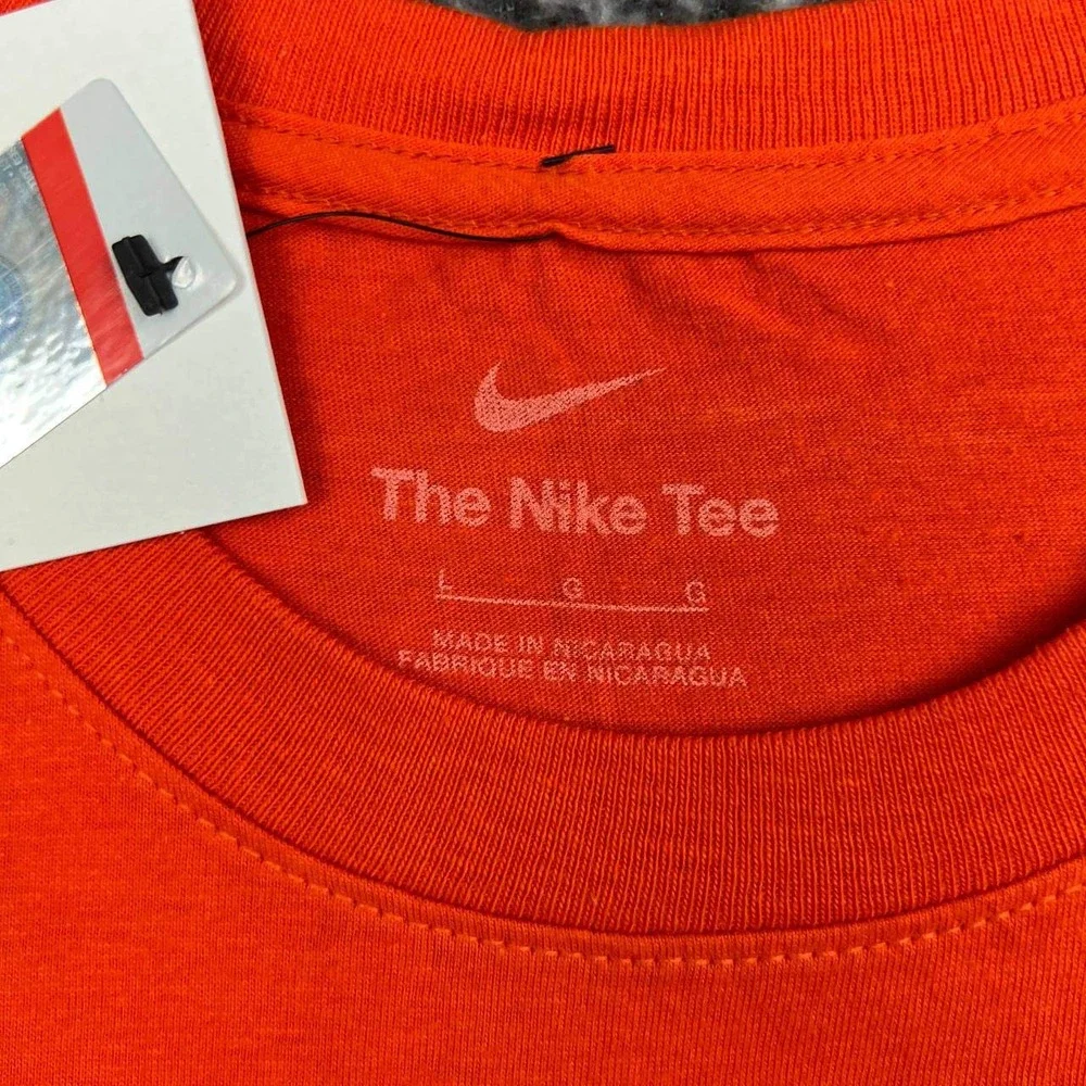 Nike Florida Gators Shirt Men Large Orange NCAA Short Sleeve Cotton Jordan New L